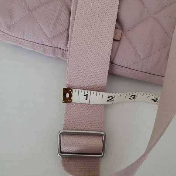 Vera Bradley Triple Zip Lavender Quilted Crossbody Hipster Bag - Picture 11 of 11